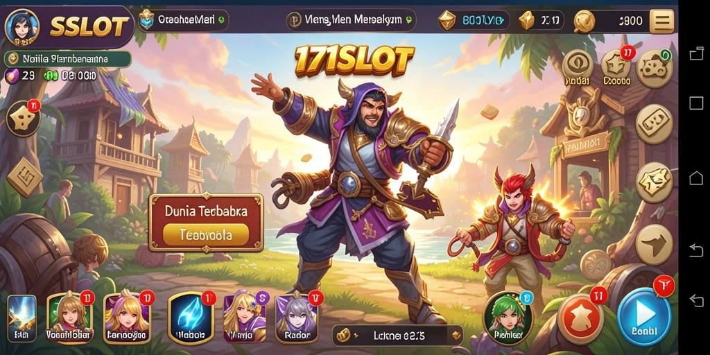 Tampilan gameplay yang menarik dari dunia terbuka 171SLOT.