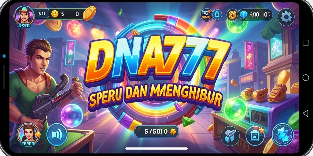 Tampilan gameplay seru dari DNA777 dengan berbagai level menantang.