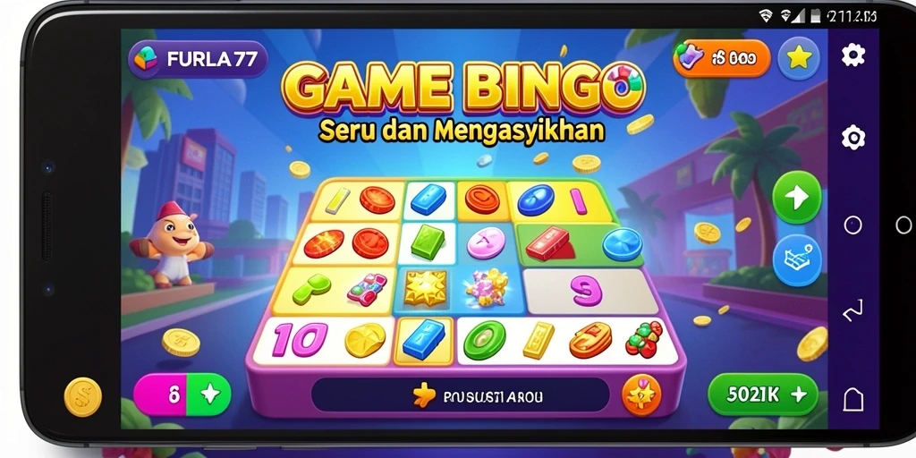Tampilan utama FURLA77 menampilkan gameplay Bingo yang seru dan menarik.