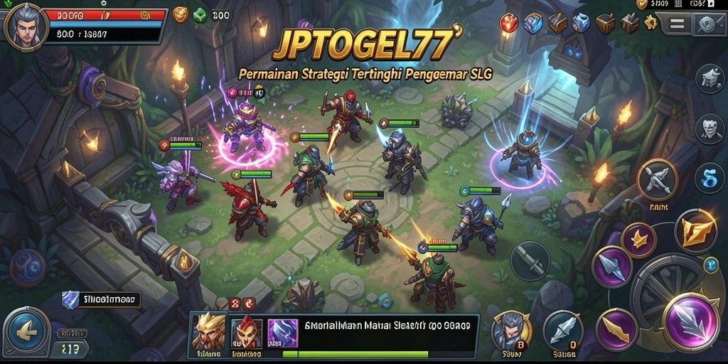 Tampilan gameplay SLG yang menarik dan menantang di JPTOGEL77.
