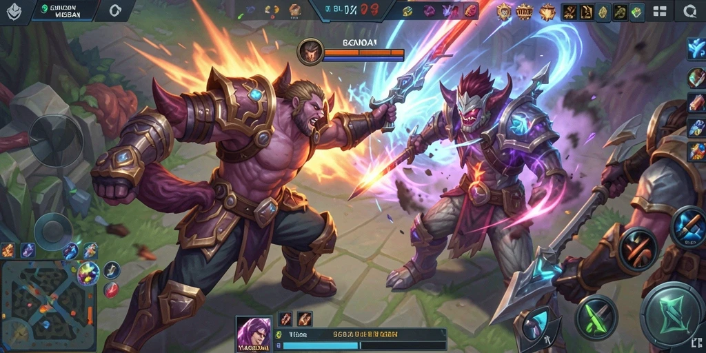Gameplay seru KAGANDAN dalam aksi pertempuran MOBA.