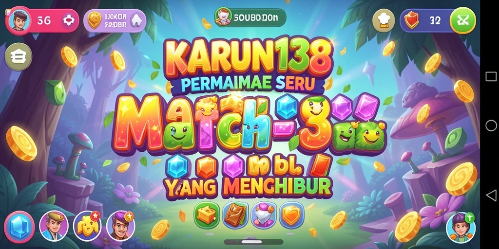 Gameplay seru dan menantang di KARUN138 match-3.