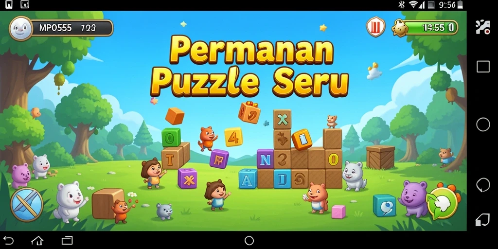 Tampilan screenshot MPO555 menampilkan gameplay puzzle yang memikat.