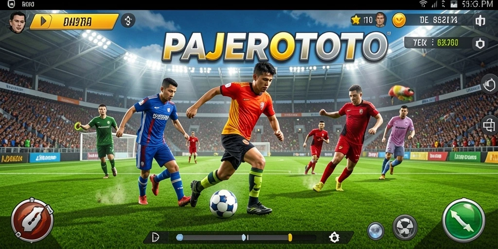 Screenshot dari gameplay PAJEROTOTO yang menunjukkan aksi olahraga yang seru.