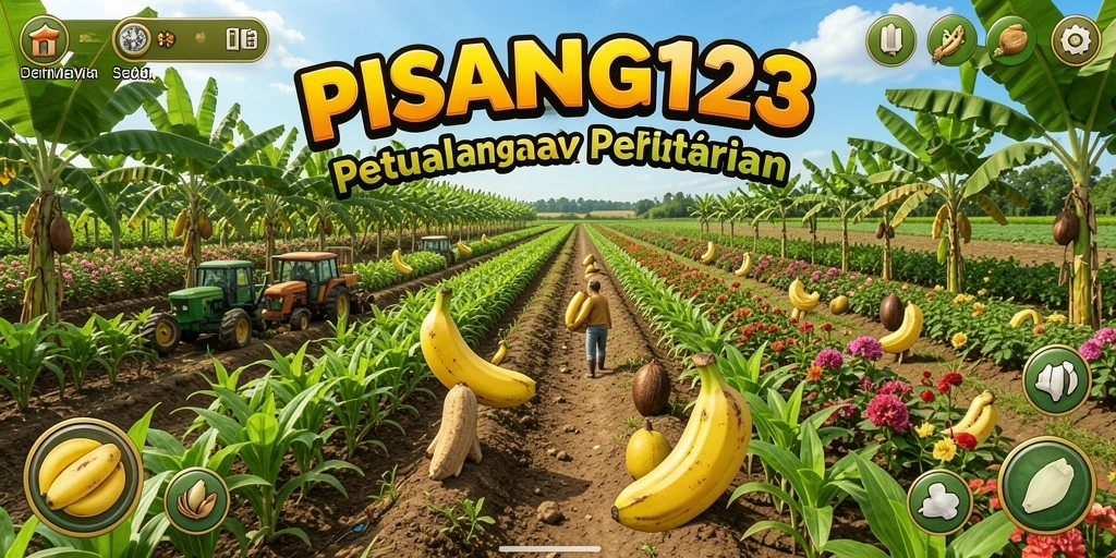 Gameplay seru di PISANG123 dengan pertanian yang beragam.