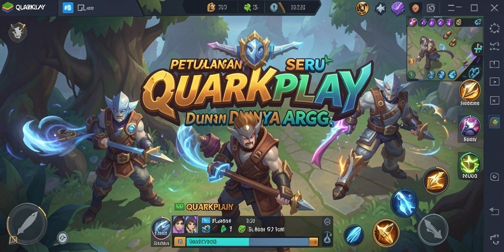 Tampilan gameplay seru dalam dunia ARPG yang menantang.