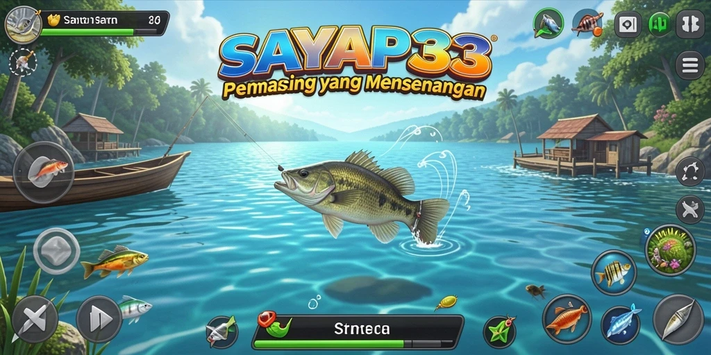 Gameplay menegangkan memancing ikan di SAYAP33.