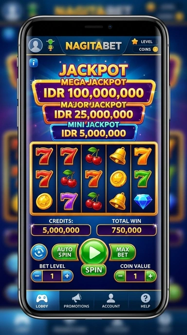 Tampilan katalog aplikasi di nagitabet yang mudah dinavigasi.